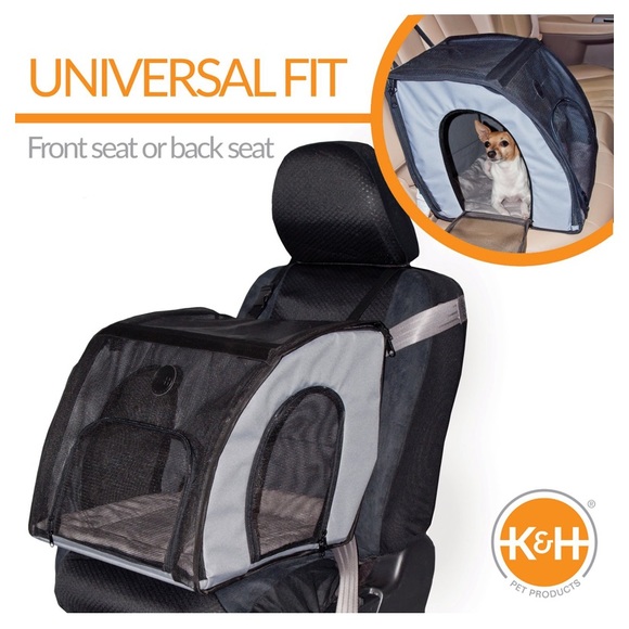 K&H Travel Safety Gray Pet Carrier/ Crate - Picture 3 of 6